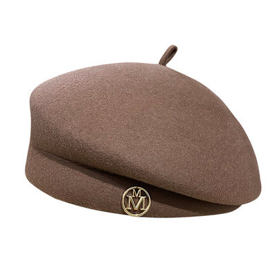 Women's Elegant Woolen Retro All-match Beret