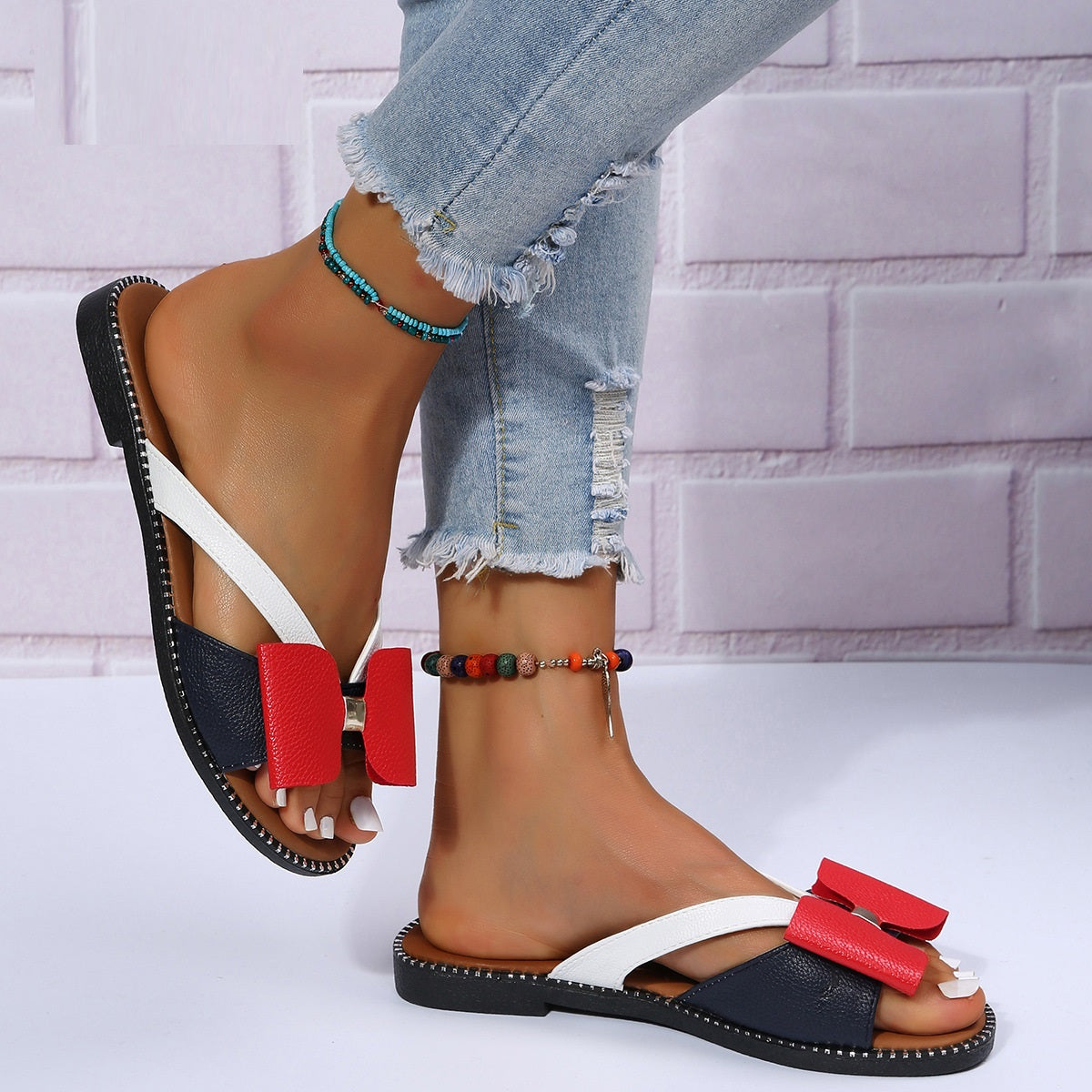 Summer New Flat Plus Size Women's Sandals