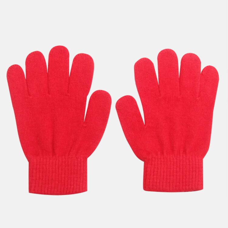 Rent Cashmere Femfingervanter til Børn Drenge og Piger