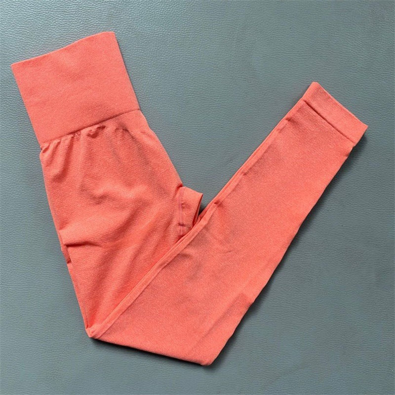 Explosive European And American Peach Hip Fitness Pants High Waist Stretch Tight Yoga Pants