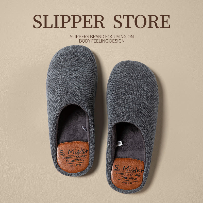 Indoor Mute Household Bedroom Floor Slippers