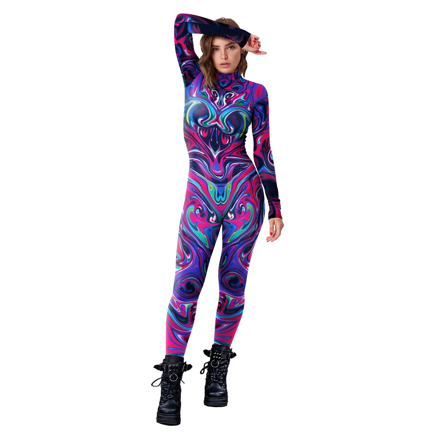Women's Digital Printing One-piece Suit