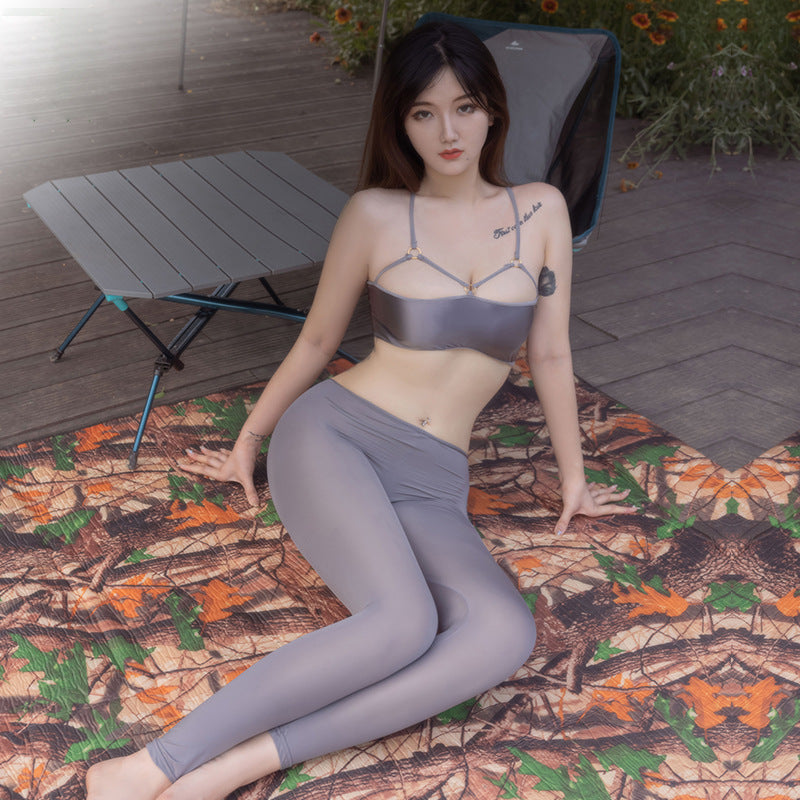 Hollow Pencil Pants Outdoor Hunting Pure Desire On The Bed