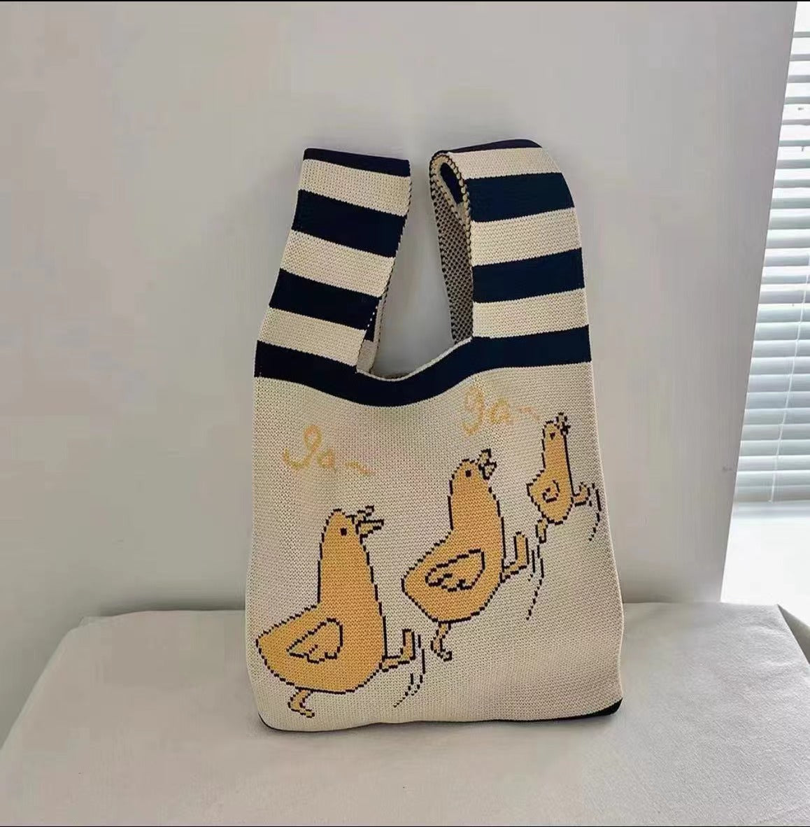 Women's Knitted Bag All-match Casual Handbag