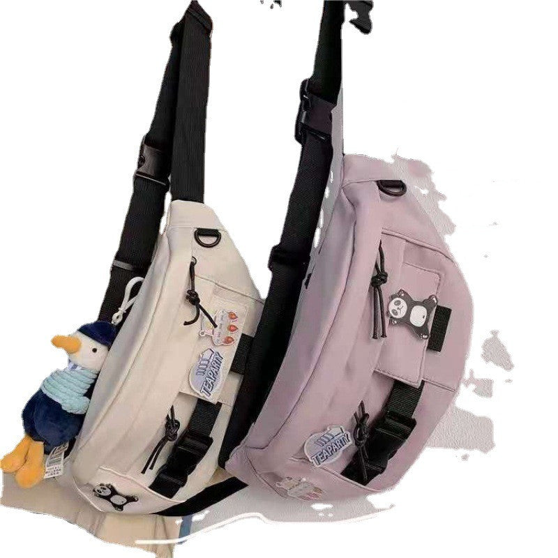 Women's Ins Harajuku Style All-match Messenger Bag Large Capacity