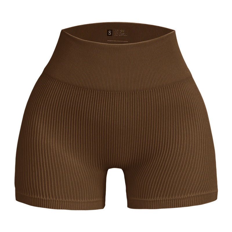 Seamless Thread Three-point Yoga Pants