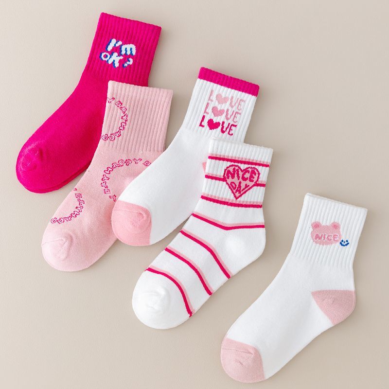 Breathable Cotton Socks For Kids Perfect For Spring And Fall