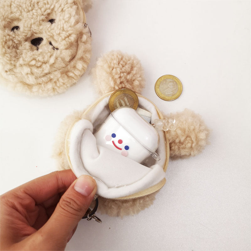 Bear Coin Purse Plush Pendant Keychain