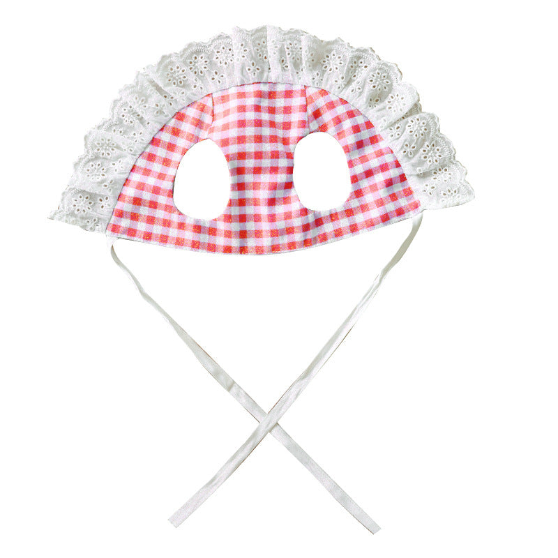 Summer Lace Faux Paw Corgi Teddy Sun Hat