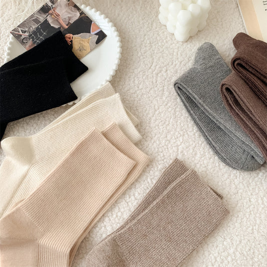 Womens Knee-high Thermal Cashmere Socks