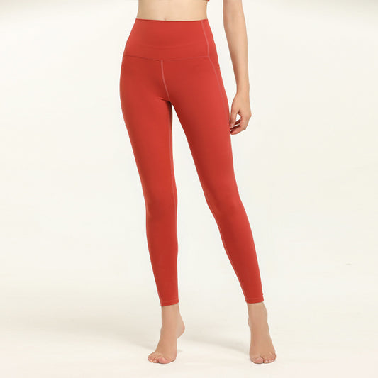 Women's Side Pocket Abdominal High Waist Hip Lift Yoga Pants