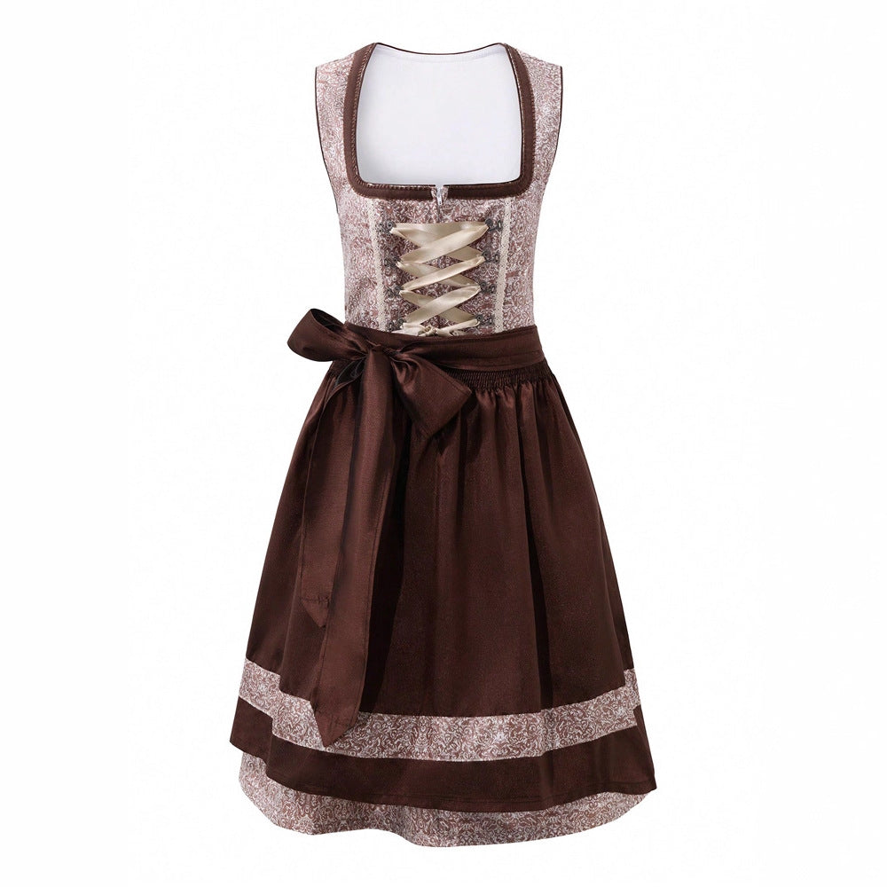 Two-piece Beer Festival Costume Dress Set