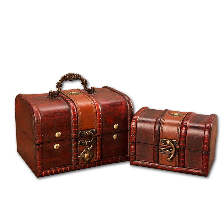 European Retro Lockable Jewelry Storage Box