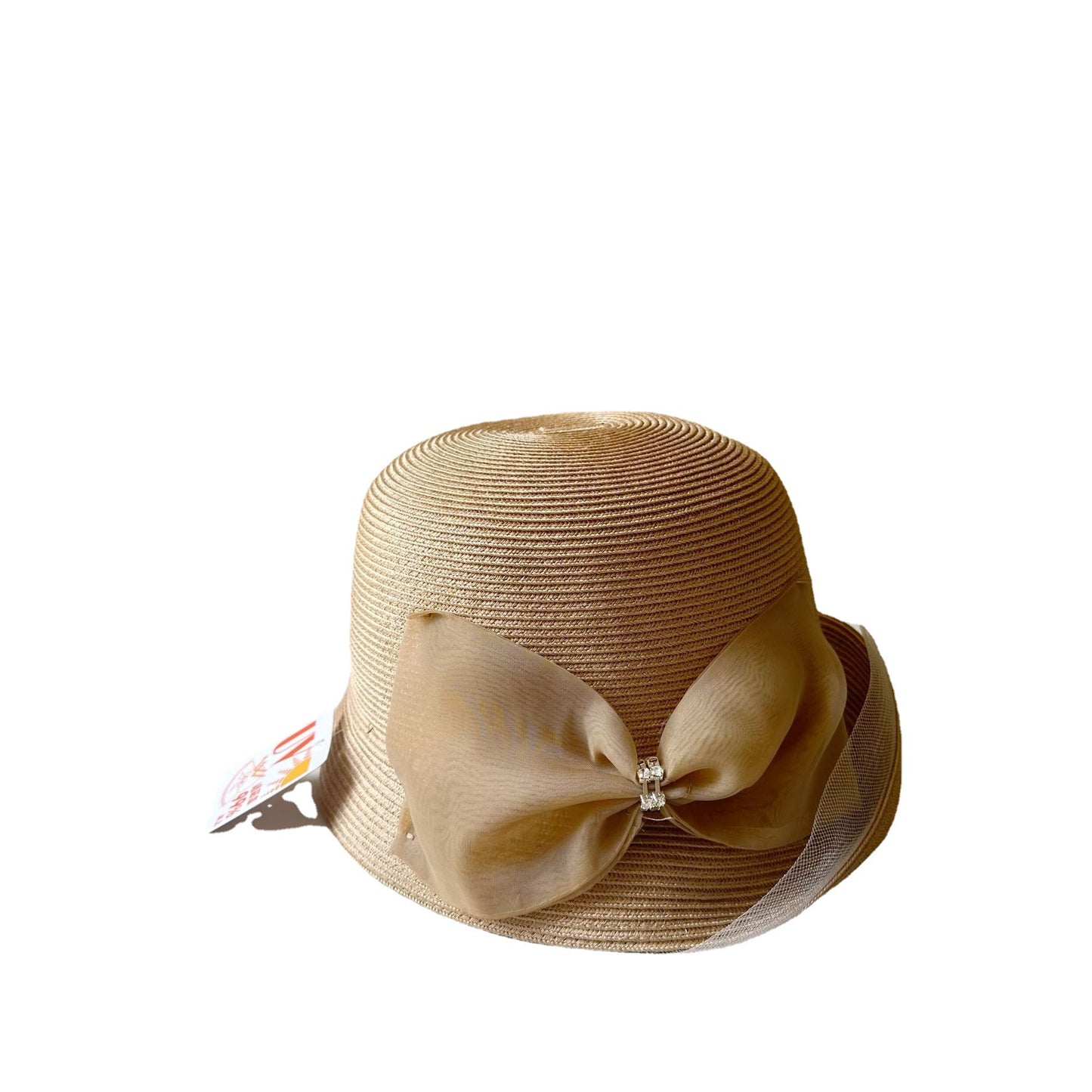 Weave Vintage Bucket Hat Small Brim Women's Straw Hat