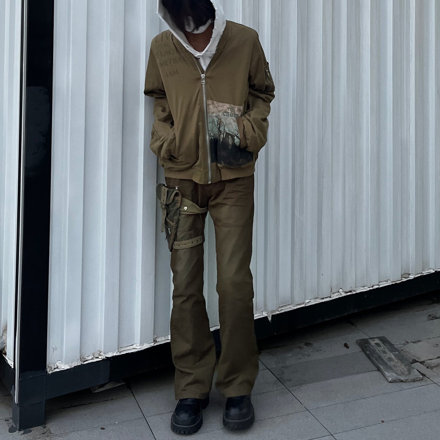 Trumpet Extinction Cotton Sleeve Pants