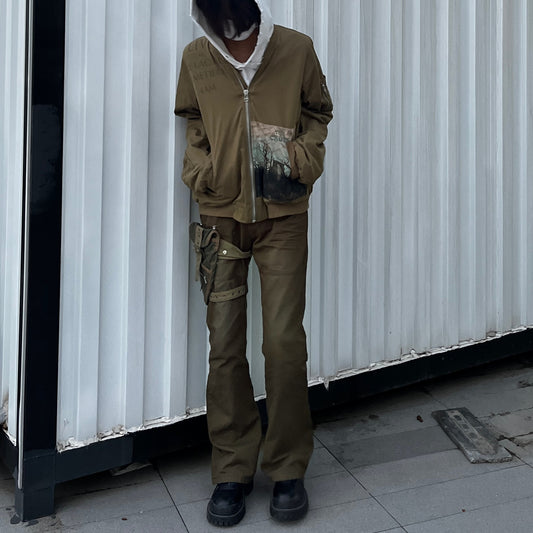 Trumpet Extinction Cotton Sleeve Pants