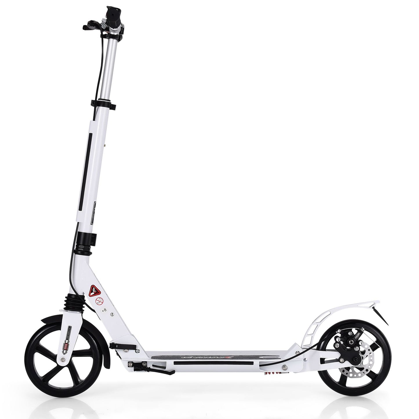 Klappbarer Kickscooter Mit Klingel & Ständer Höhenverstellbarer Scooter Roller Tretroller