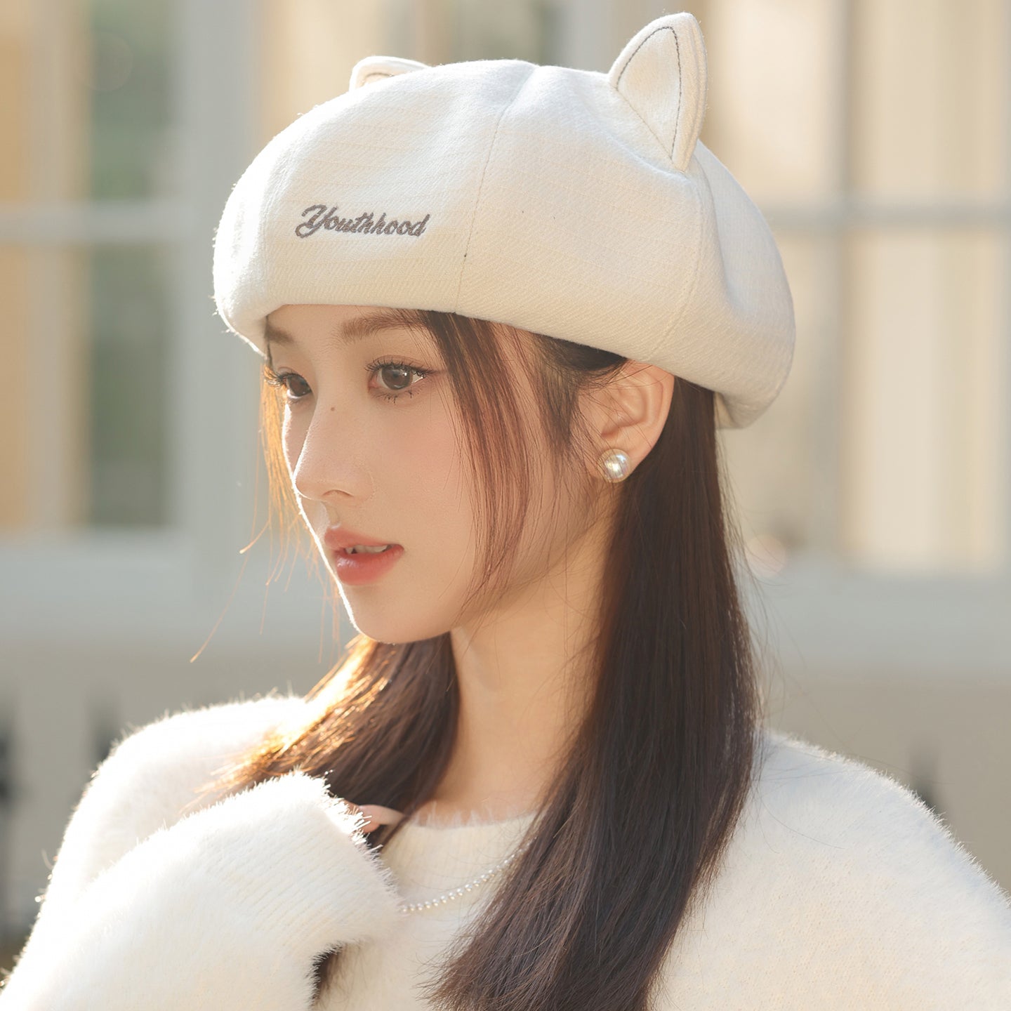 match Casual Dome Pumpkin Hat Letter Thorn