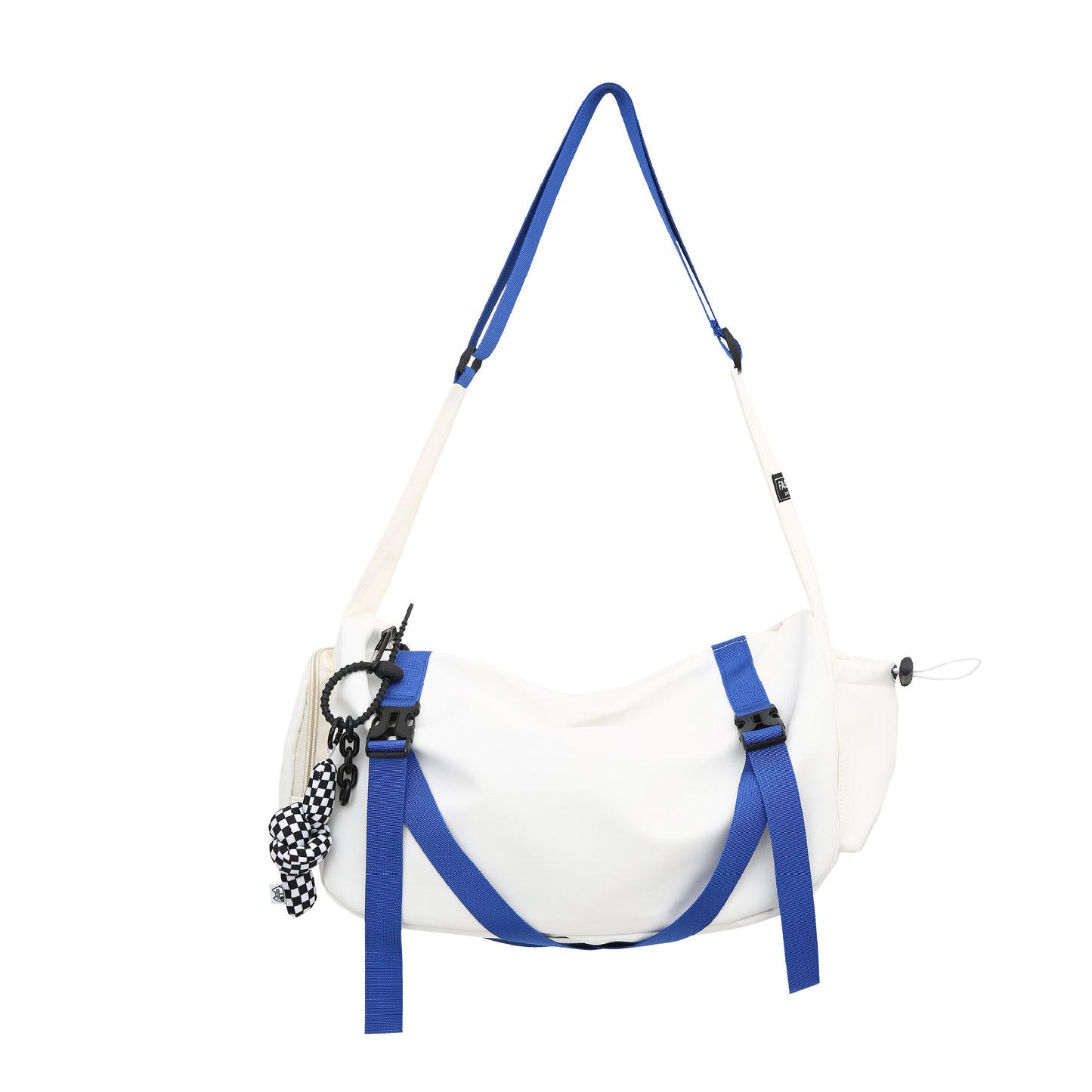 Men's And Women's Fashionable Large Capacity Wide Shoulder Strap Crossbody Bag