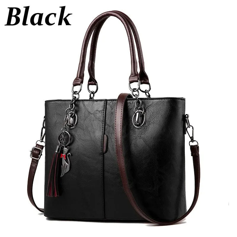Designer Leather Crossbody Handbags for Women 2023 - Luxury Solid Shoulder Bags