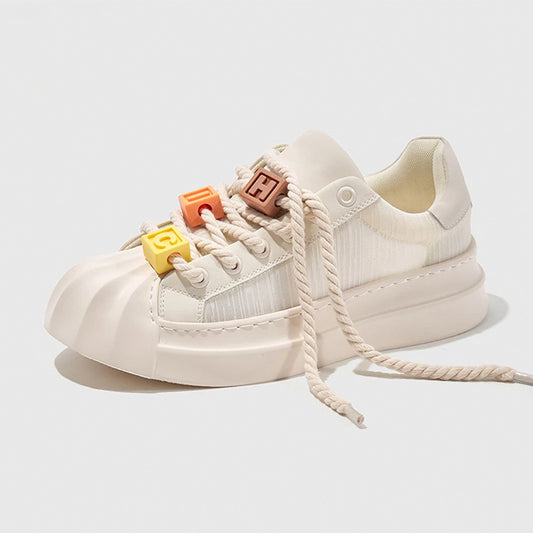 Nye Shell Toe Åndbare Alsidige Casual Sneakers Parstil