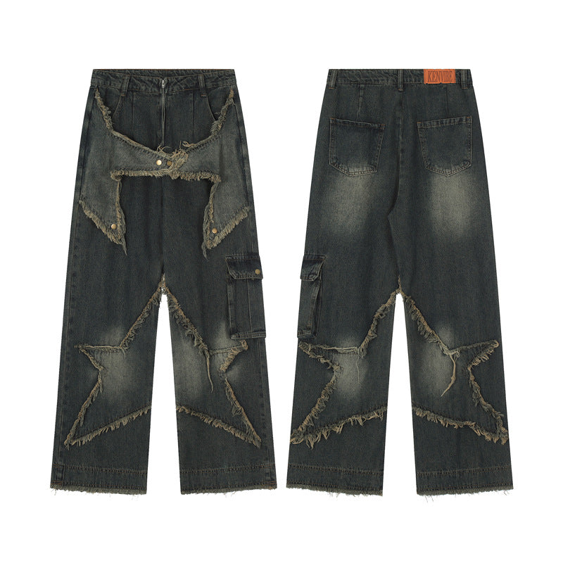 Women's Washable Loose Fitting Straight Leg Jeans