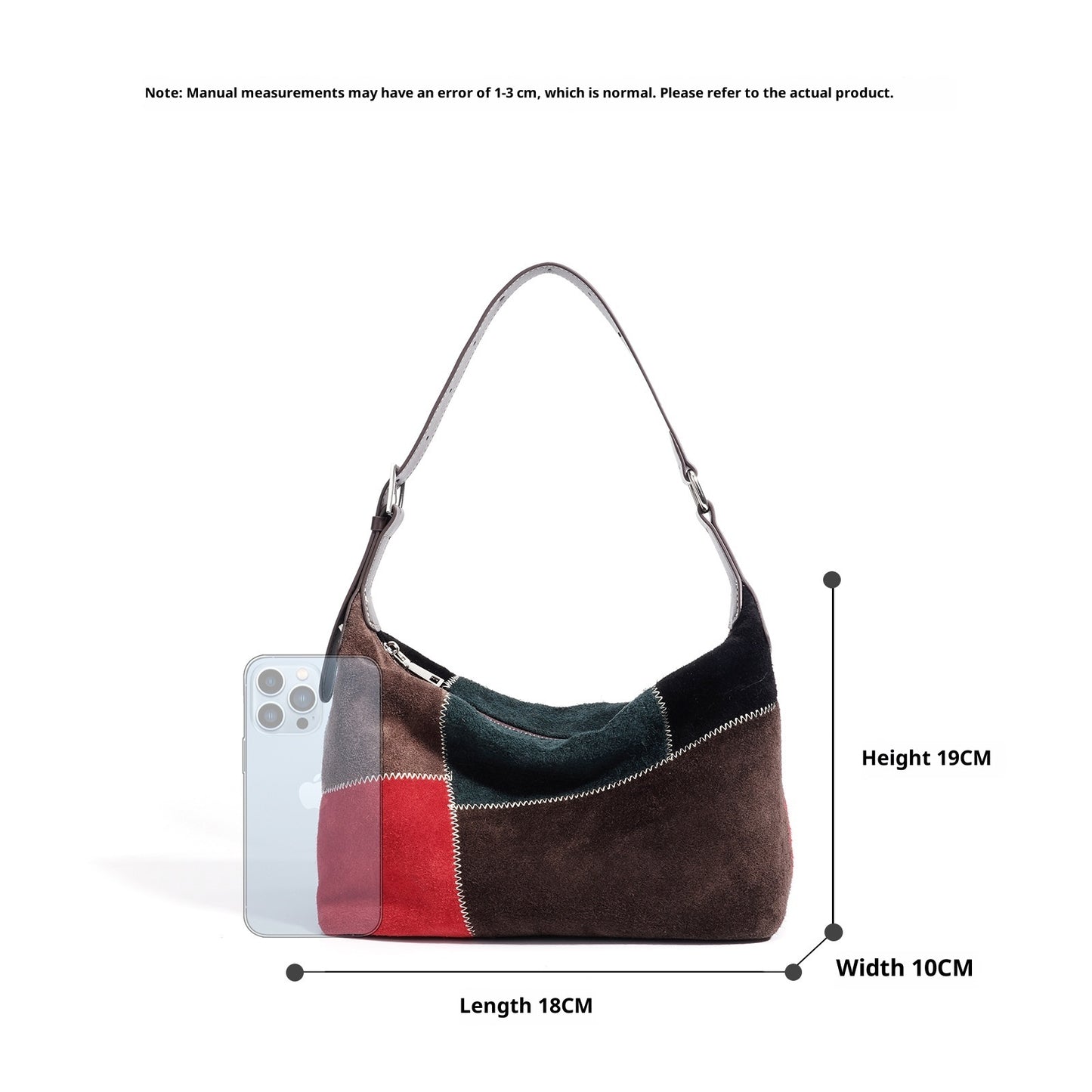 Cortical Women's Spliced Casual Crossbody Bag