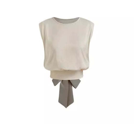 Elegant Age-reducing Two-piece Set Featuring A Top And Wide-leg Pants