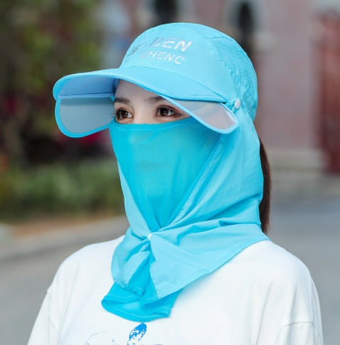 Outer Gauze Cover Face Cycling Hat Korean Version Tide All Match