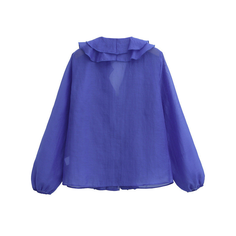 Women's Fashionable Temperamental All-match Long Sleeve Shirt