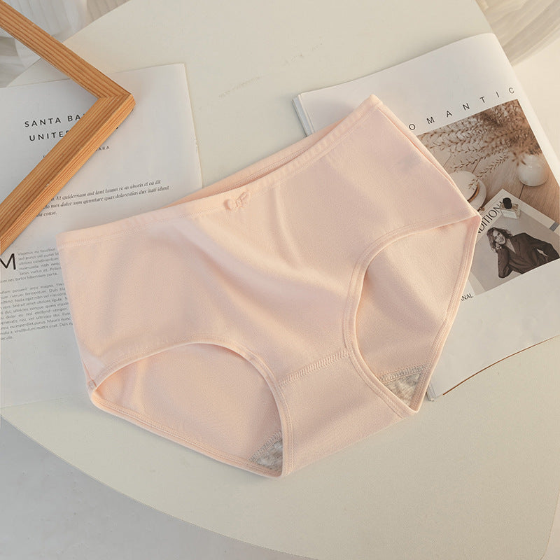 Antibacterial Cotton Crotch Women's Underwear Simple And Cute