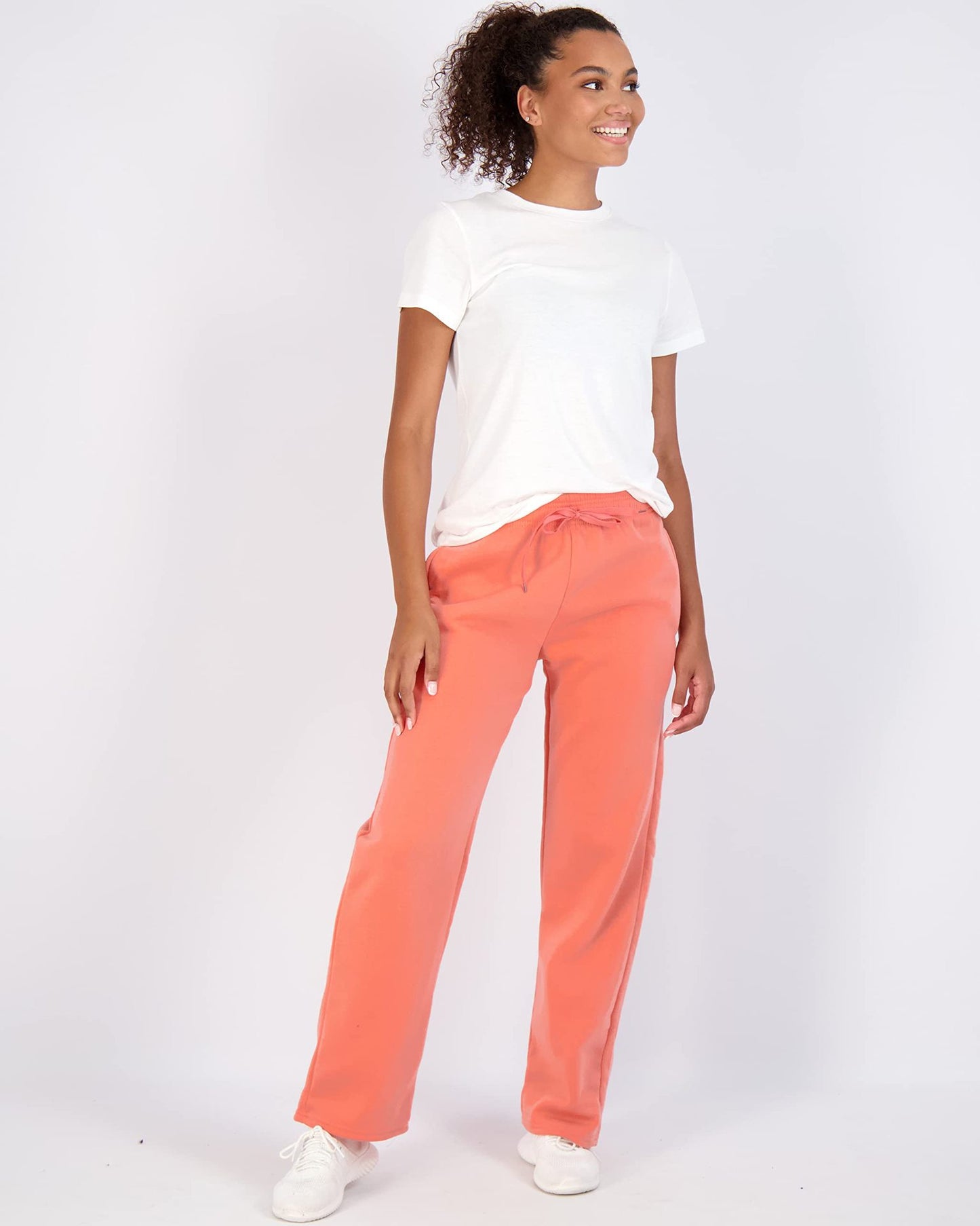 Women's Loose Wool Open Sports Pants