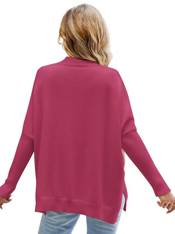Women's Loose Batwing Sleeve Pullover Sweater