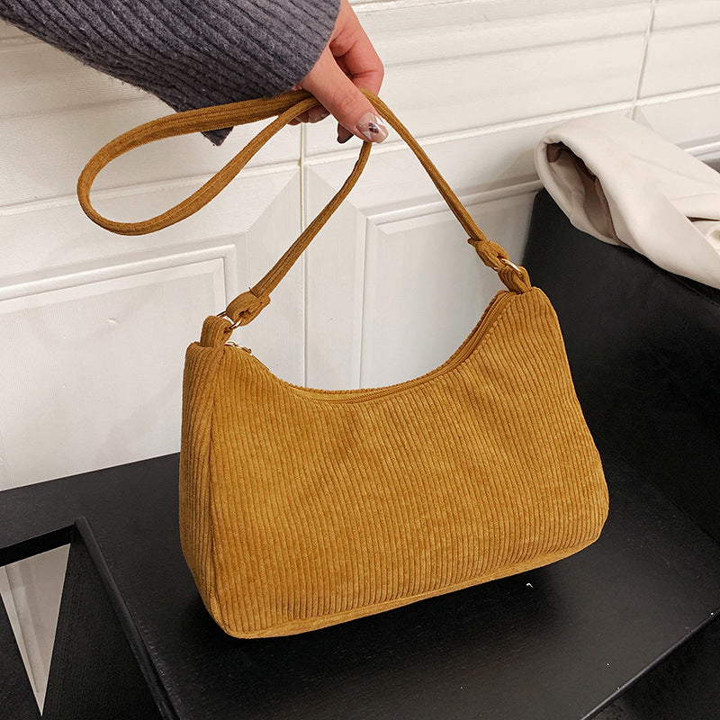 Ny Stil Skuldertaske til Hænderne Trendy Enkel Skuldertaske