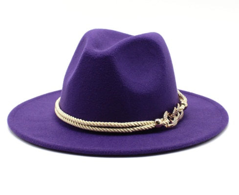 Women's Autumn And Winter British Style Jazz Hat