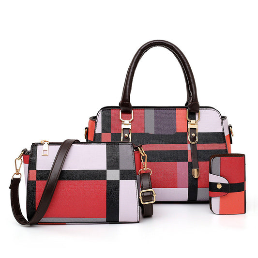 Dame Fashin Enkel Skulder Crossbody Håndtaske