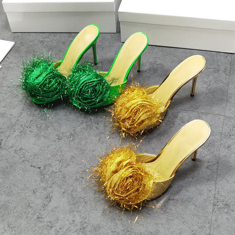 One-foot Super High-heeled Single Banquet High-heeled Shoes