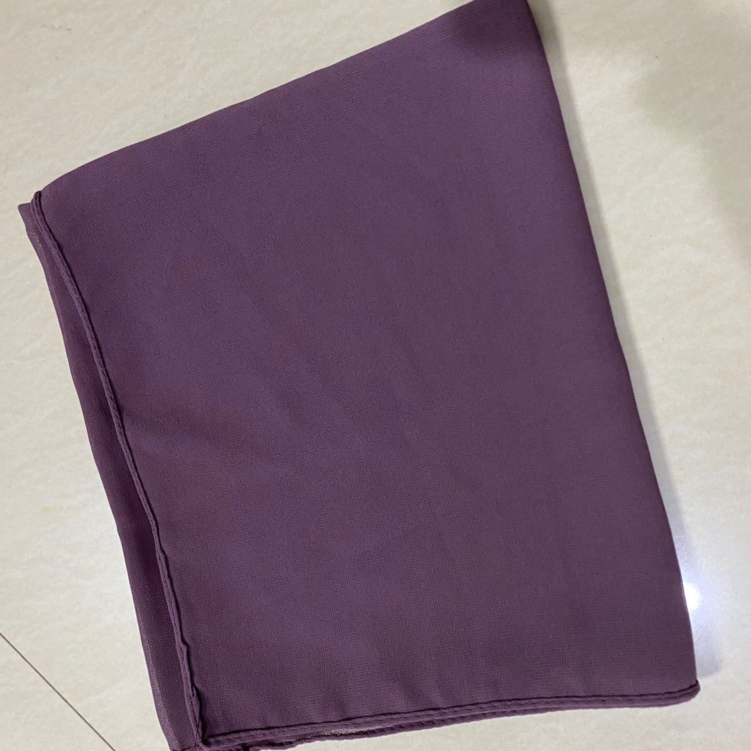 Fashion Casual Solid Color Chiffon Long Scarf