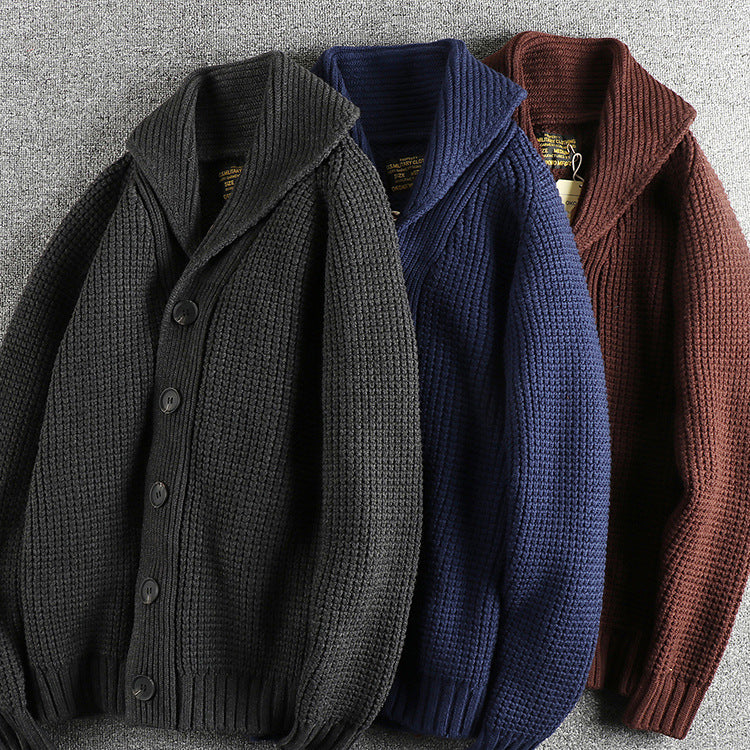 Men's Vintage Wool Blended Sweater