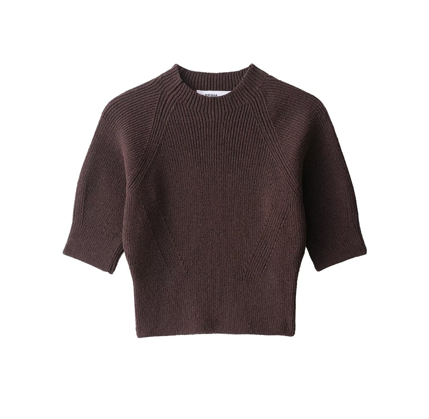 Homemade New Women's Fashionable Casual Rib Sweater