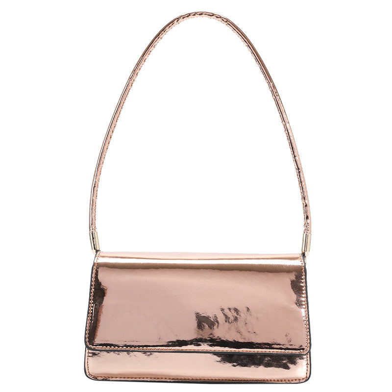 Fashion Laser Pure Color All-matching One Shoulder Underarm Bag