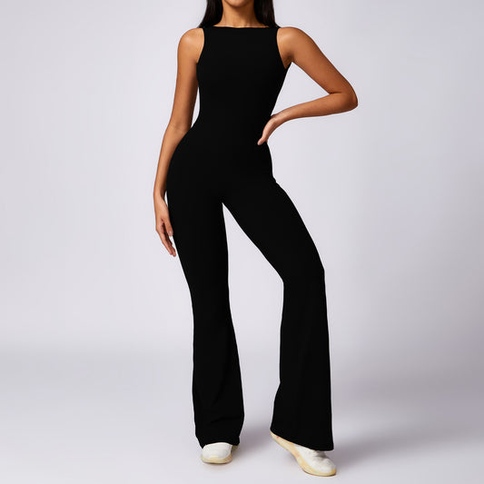 Peach Hip Lifting Sport Yoga Bodysuit Women's Casual