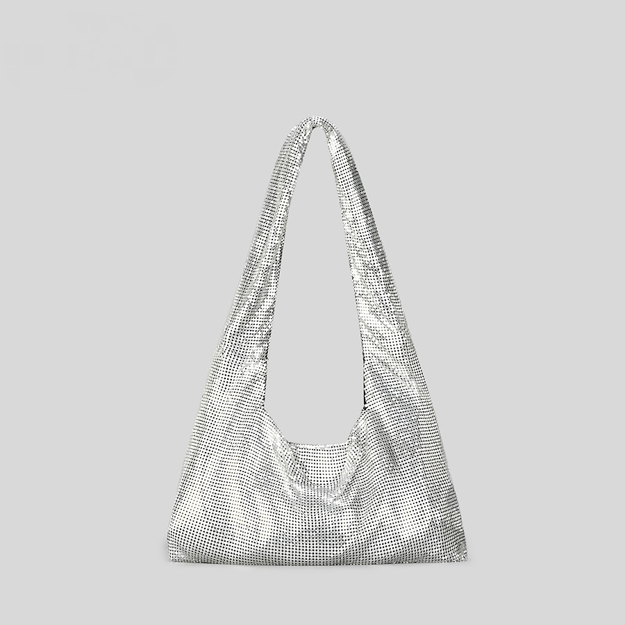 Mode Minderhed Aluminium Diamant Taske Til Kvinder