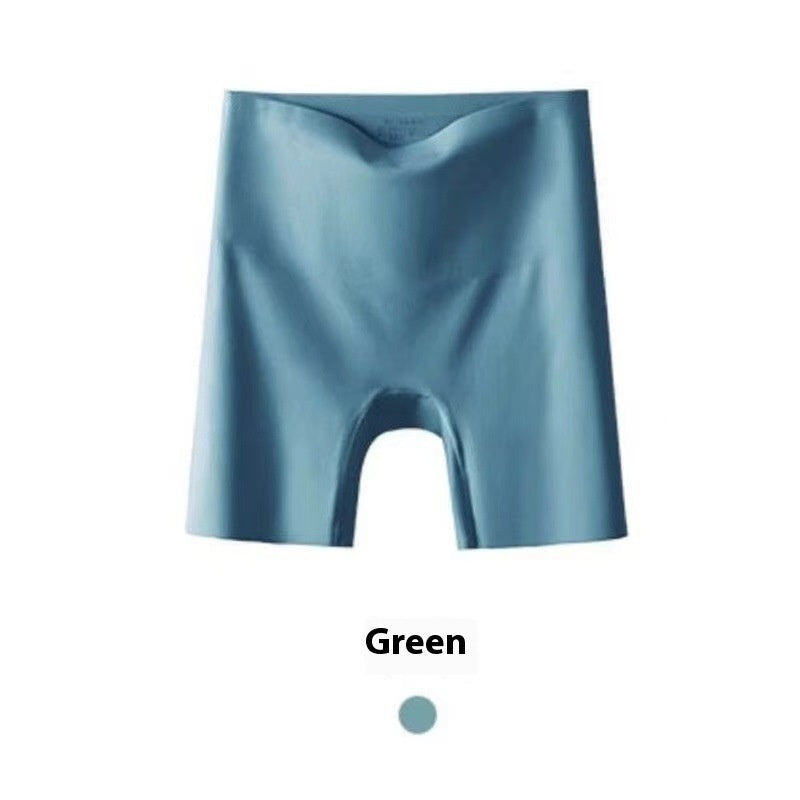 High Waist Seamless Safety Pants Underwear Women's Anti-exposure Non-curling Belly Contracting Hip Lifting