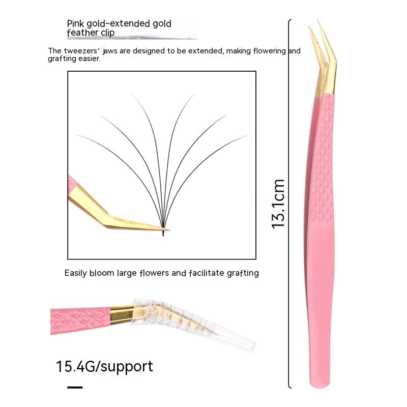 Grafting False Eyelashes Tool Fish Pattern Tweezers