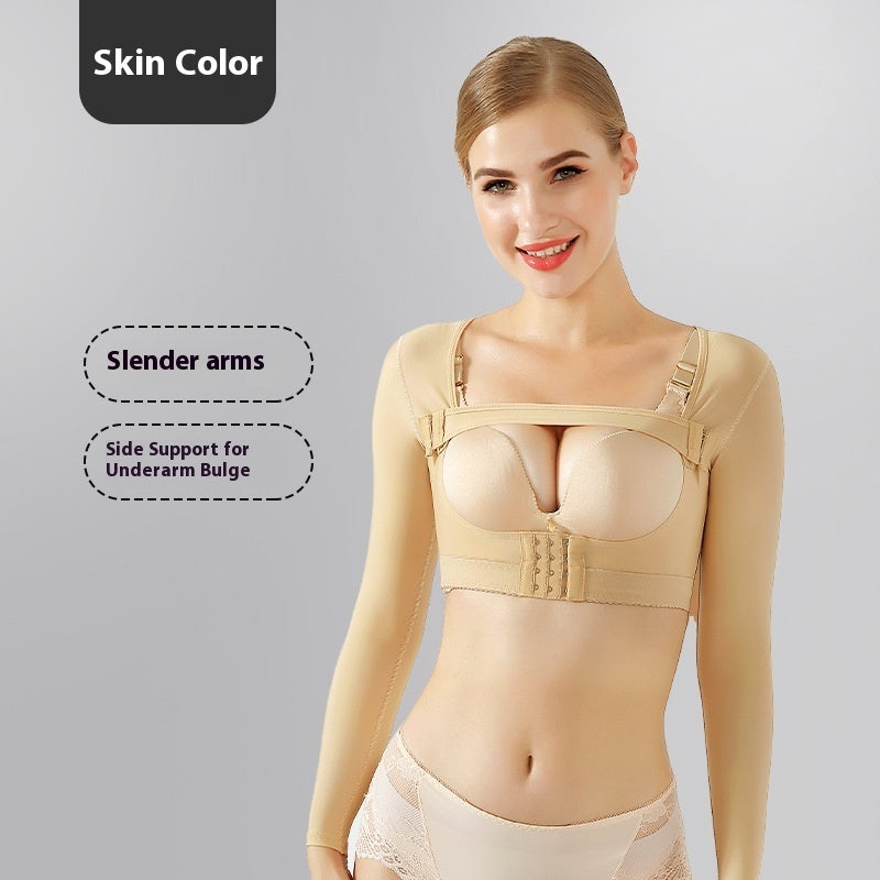 Long Sleeve Arm Corset Breast Holding Chest Plate