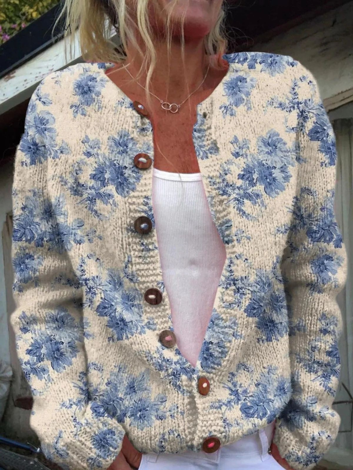 Autumn And Winter Popular Loose 3D Printed Sweater
