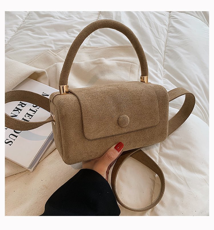 Women's New Popular Frosted One-shoulder Messenger Handbag