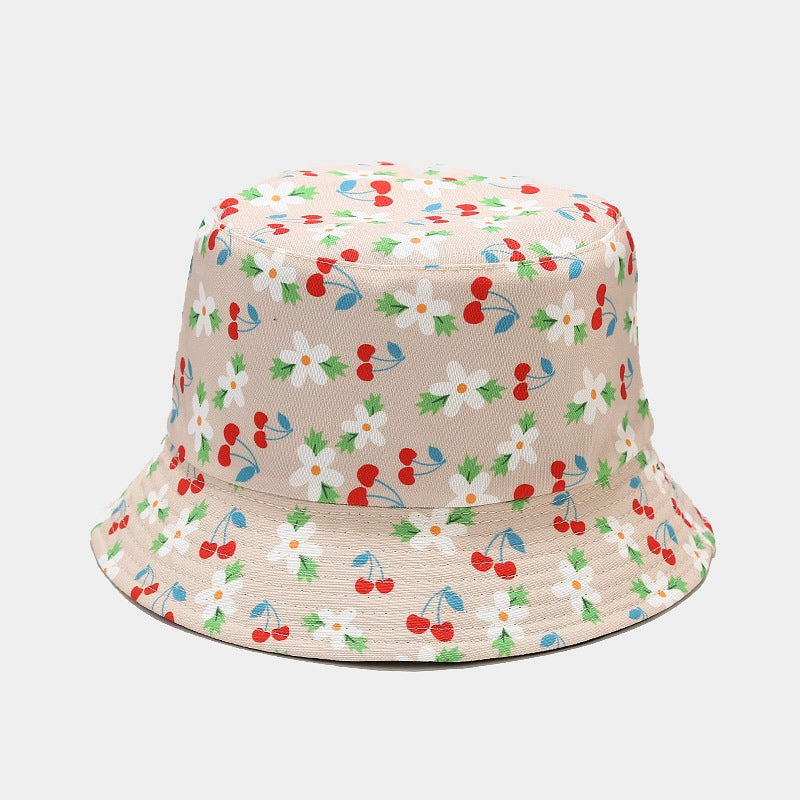 Fruit Pattern Bucket Hat Men And Women Outdoor Casual Sun Hat