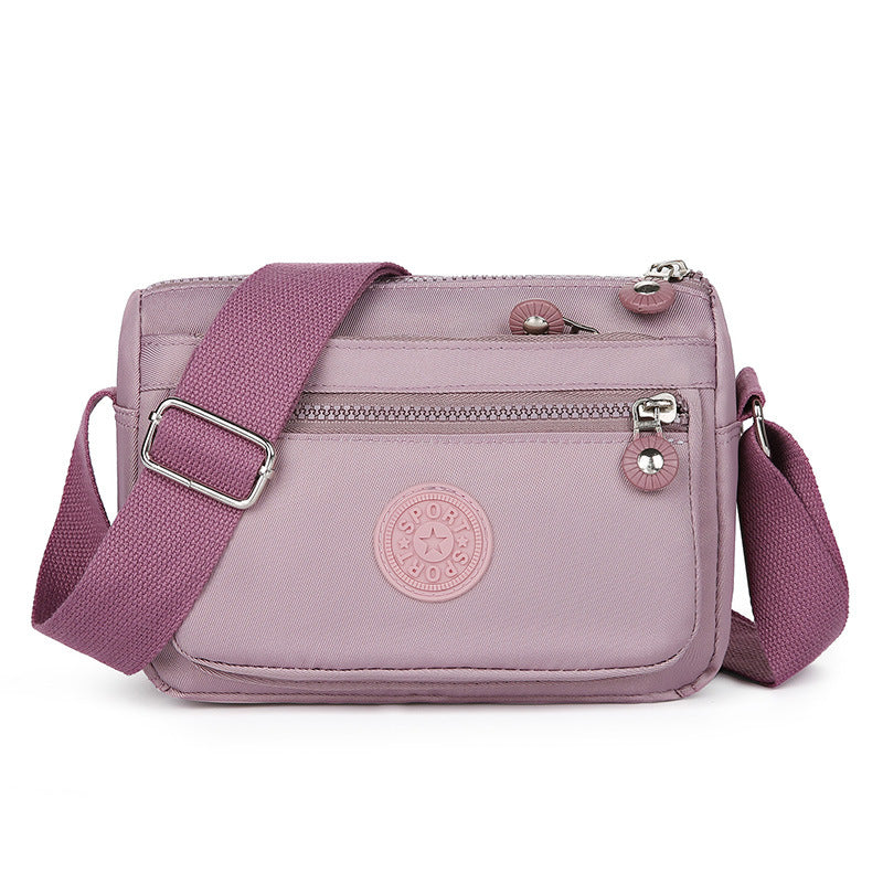 Multi-layer Casual Fashion Messenger Bag Trendy Mobile Phone Change Packet